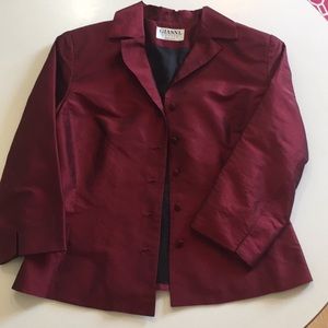 Gianni Silk Jacket Size 10 petite